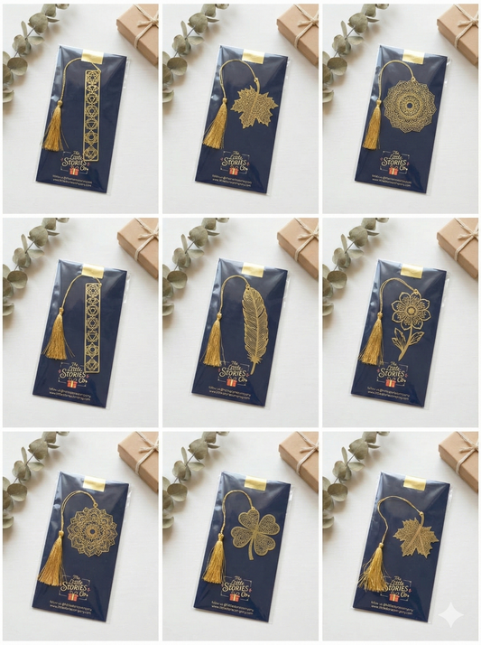 Small Gift, Long Story – Premium Metal Bookmark